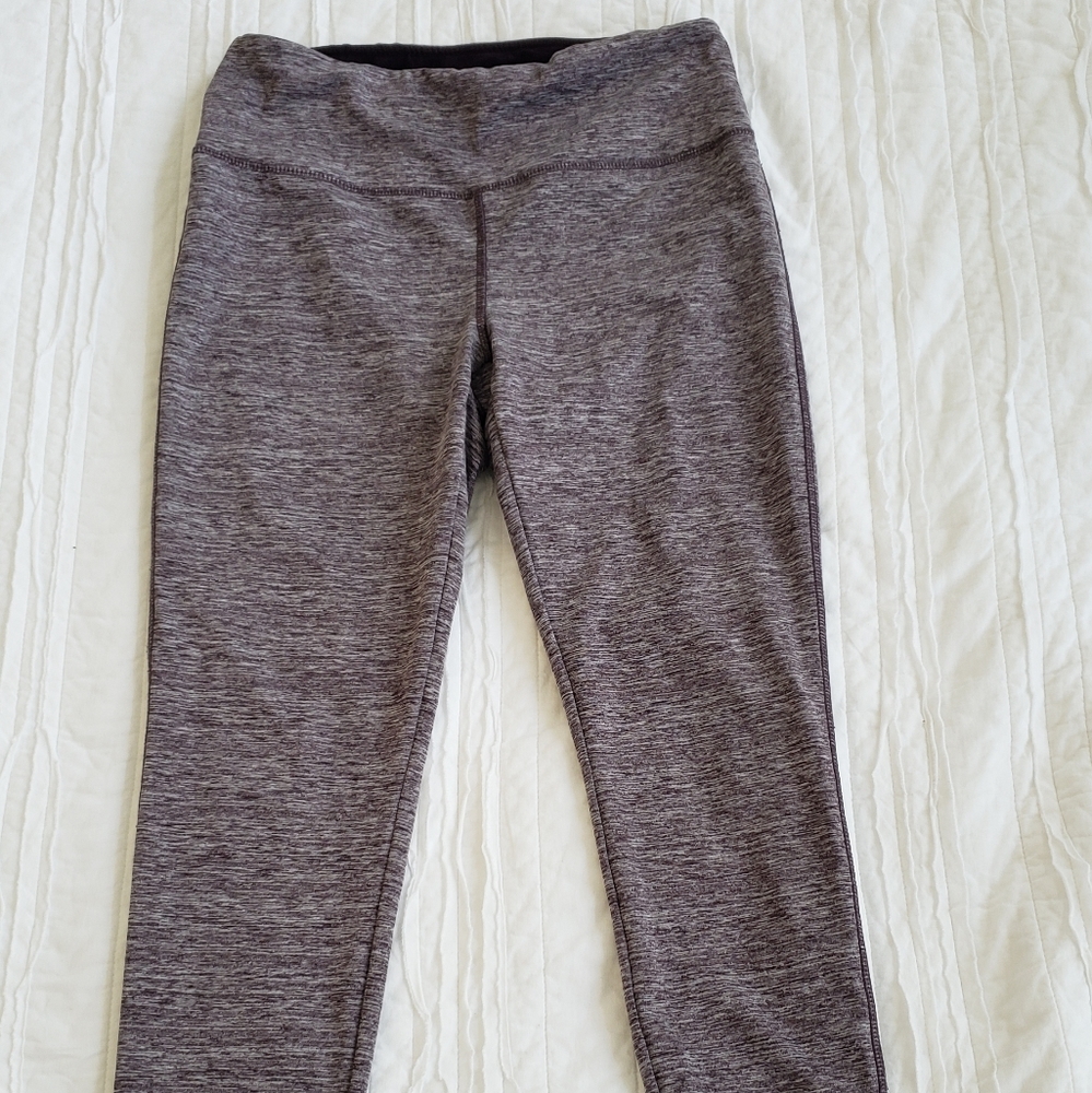 Purple heathered leggings